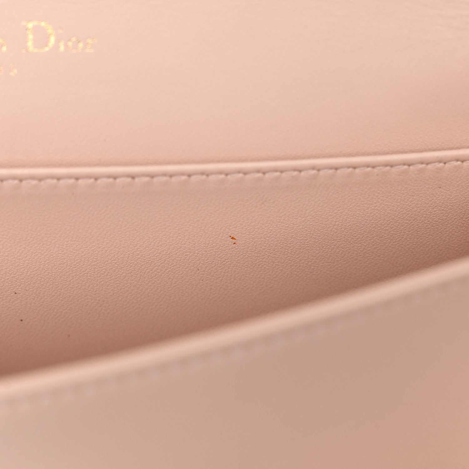 Christian Dior Lambskin Cannage Lady Dior Pouch Beige 12 of 16