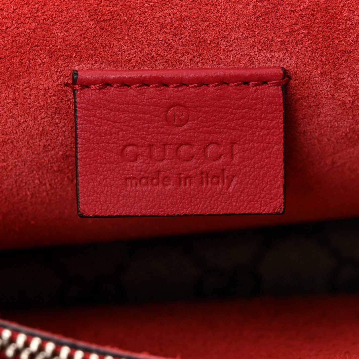 GG Supreme Monogram Small Dionysus Shoulder Bag Red
