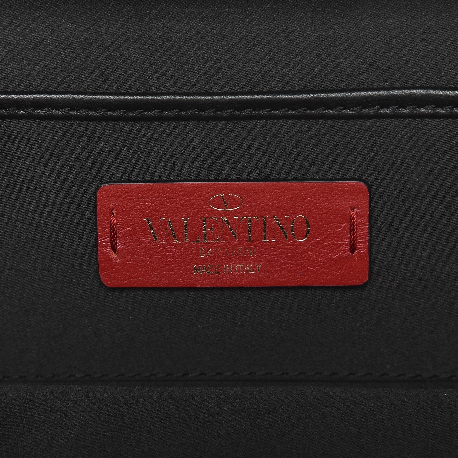 Valentino Garavani Nappa Crystal Embellished Secrets Minaudiere Clutch Black 6 of 7