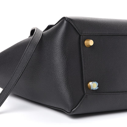 Celine Grained Calfskin Mini Belt Bag Black 9 of 10