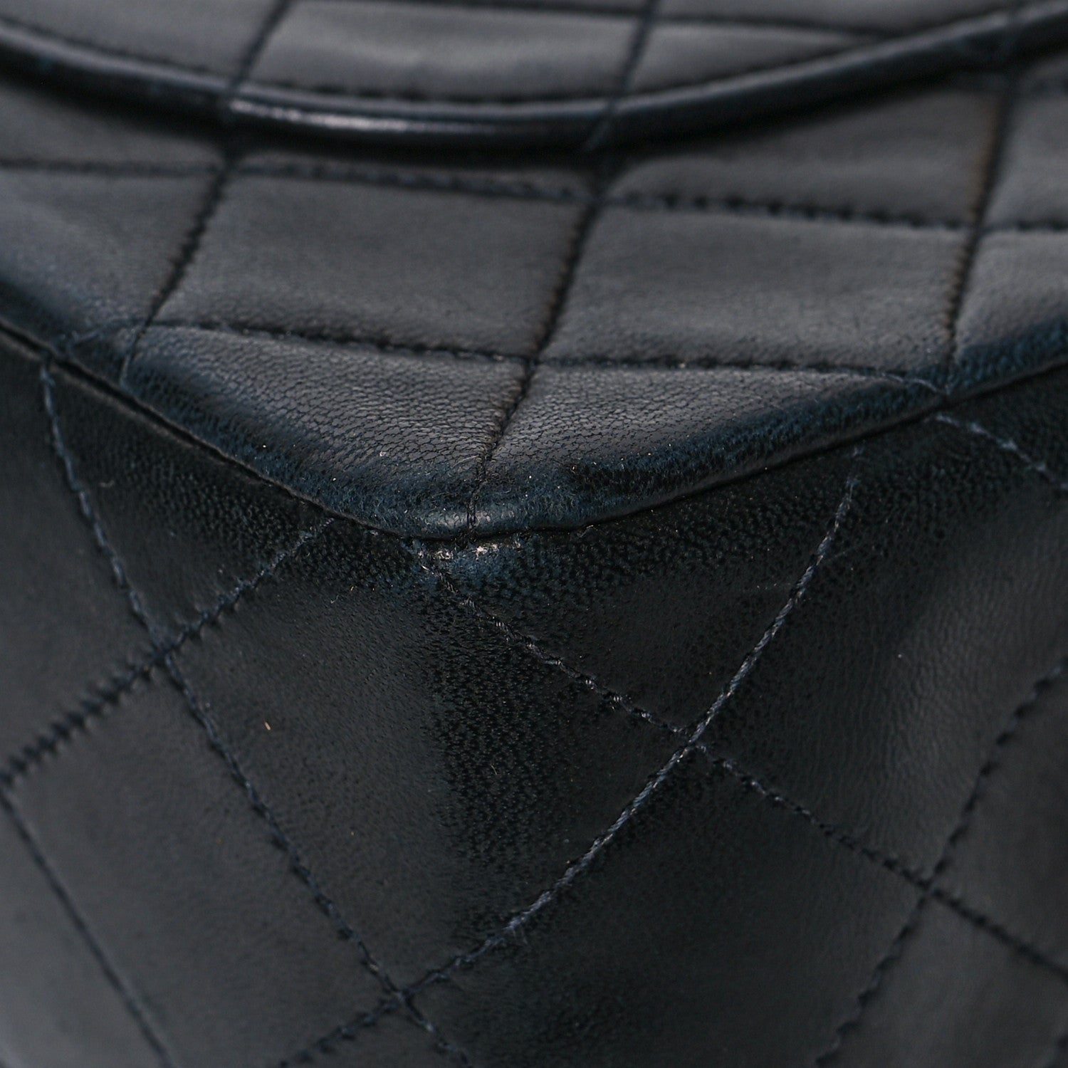 Chanel Lambskin Quilted Small Double Flap Black 13 of 17