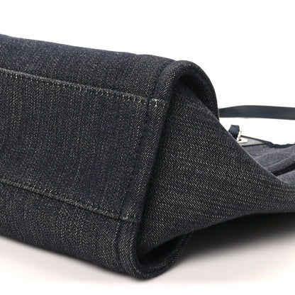 Chanel Denim Small Deauville Tote Dark Blue 10 of 10
