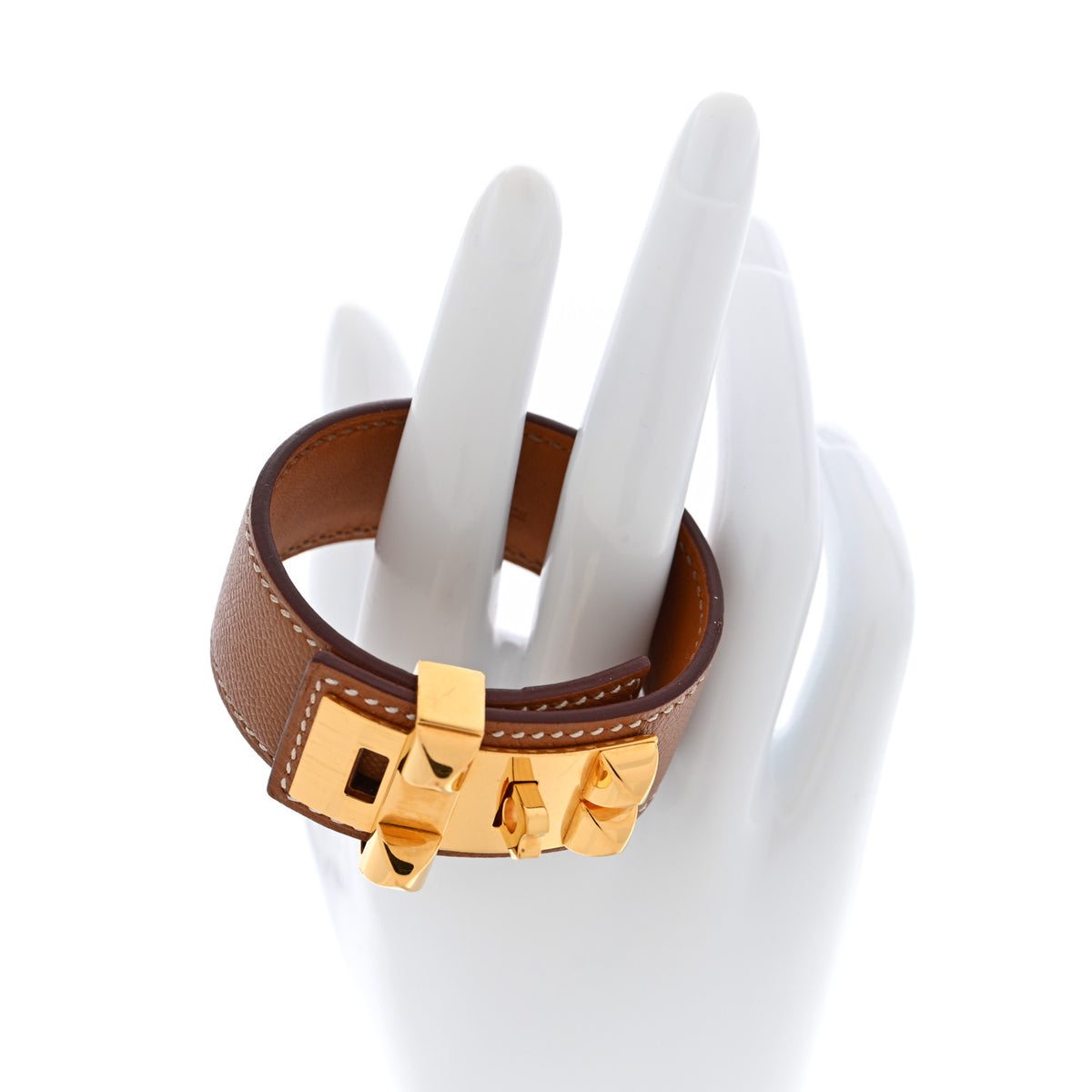 Hermes Epsom Collier de Chien CDC 24 Bracelet T3 Gold 2 of 6