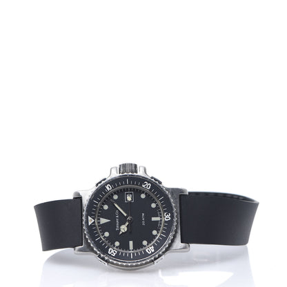 Tiffany Stainless Steel Rubber 30mm Diver Quartz Watch Black 2 of 7