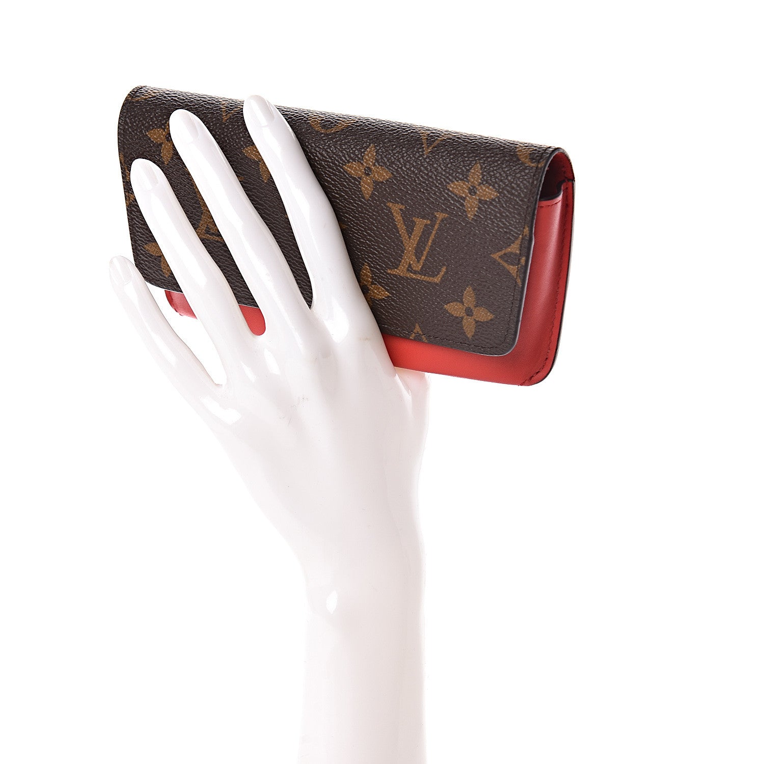 Louis Vuitton Monogram Woody Sunglass Case Rouge 2 of 7