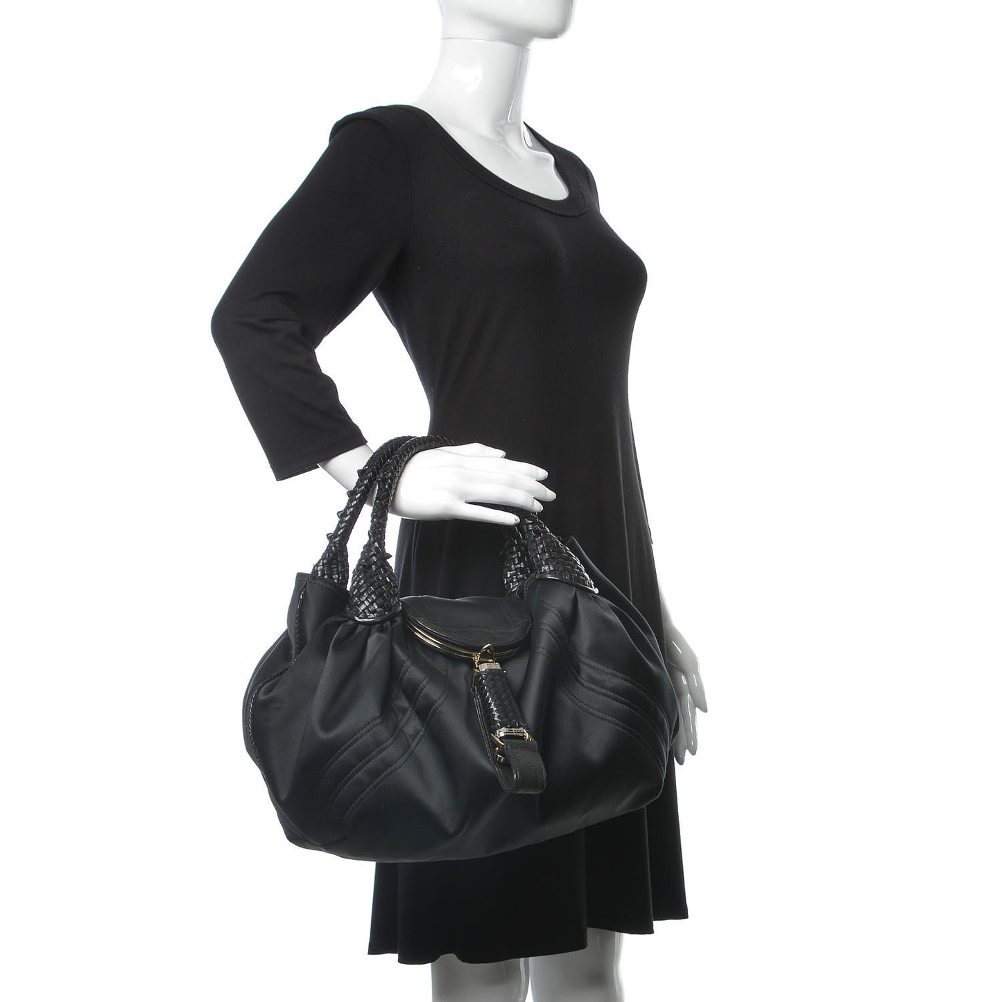 Satin Nappa Spy Black