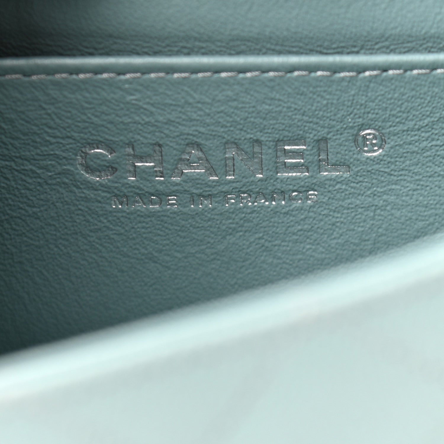 Chanel Caviar Quilted Mini Rectangular Flap Green 6 of 10
