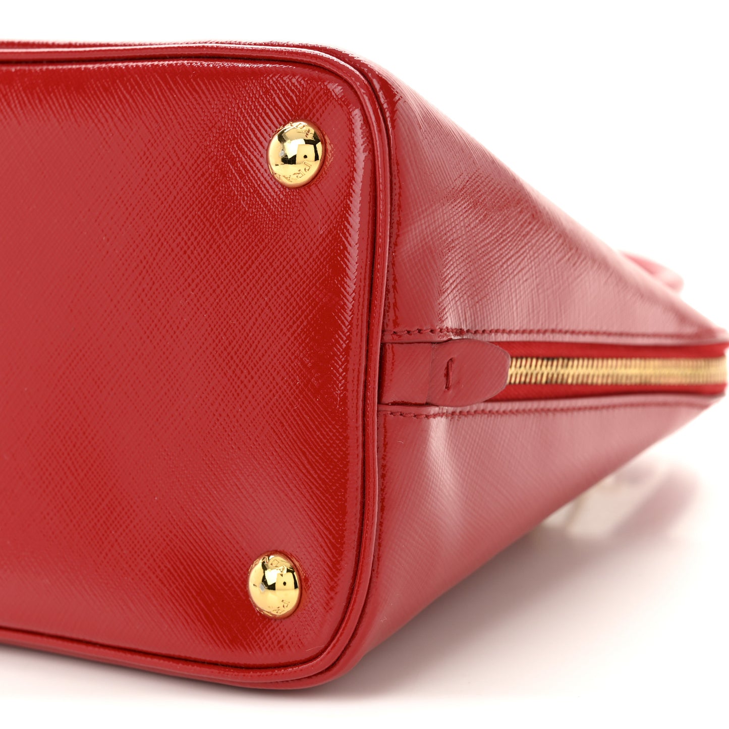 Saffiano Vernice Medium Promenade Tote Rosso