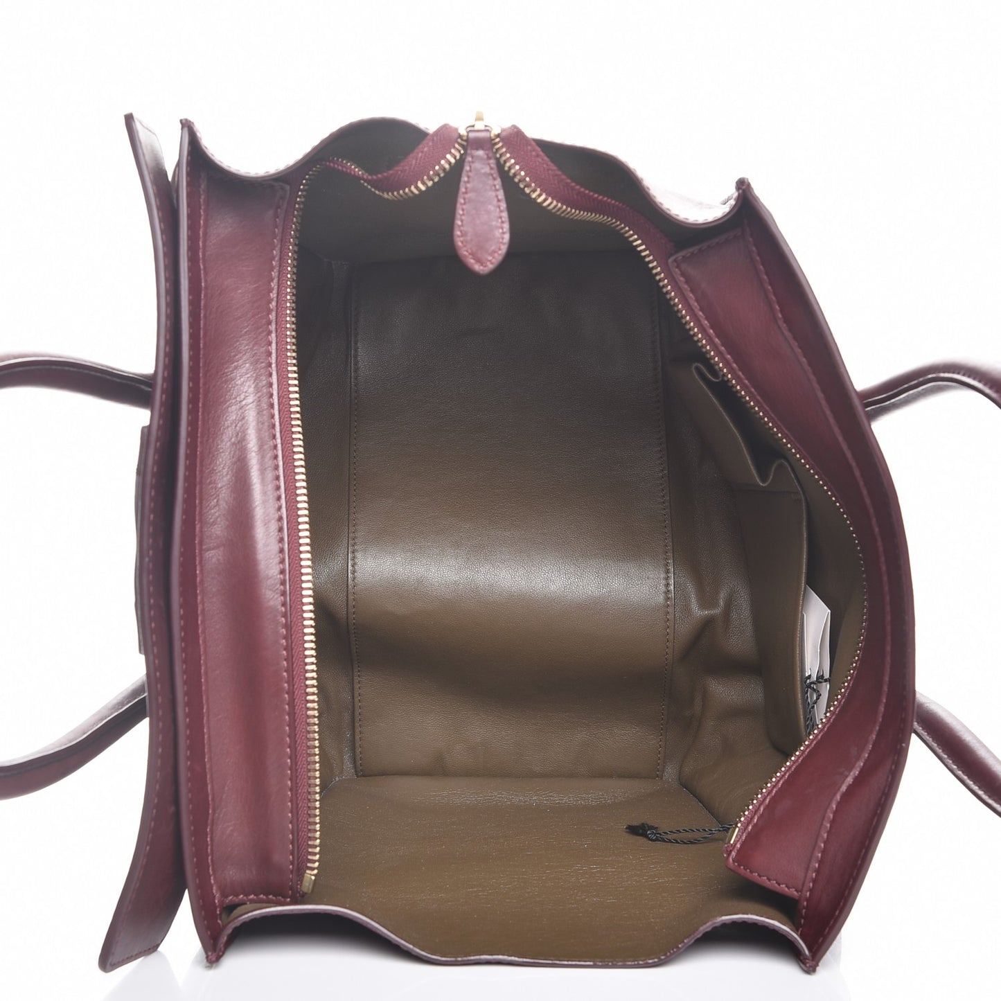Smooth Calfskin Mini Luggage Burgundy