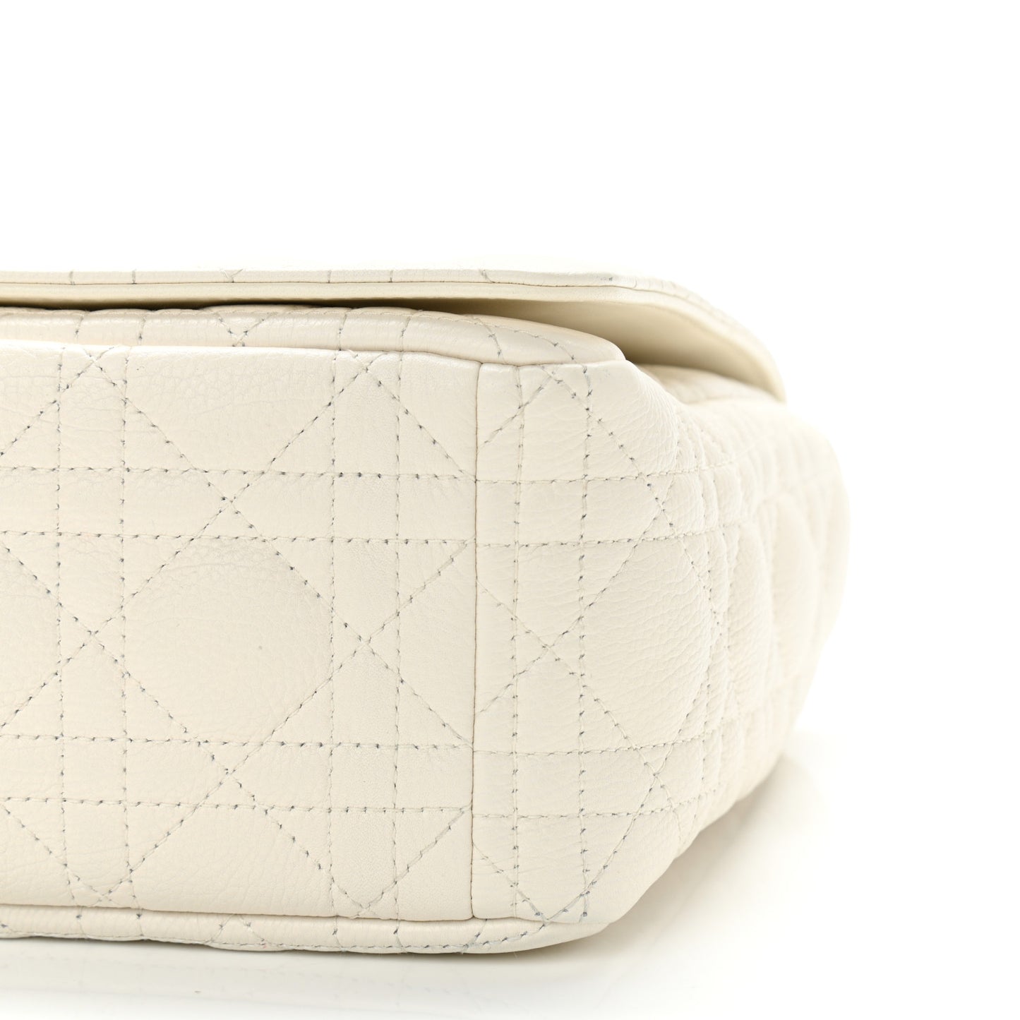 Lambskin Cannage Large Caro Bag Ivory