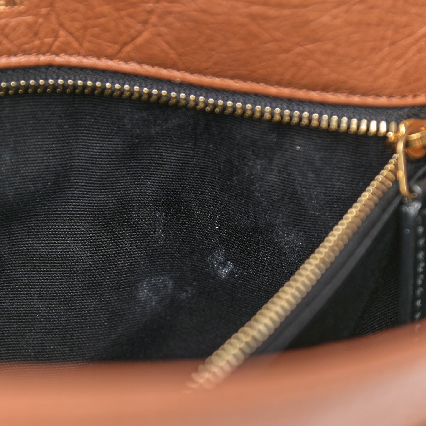 Crinkled Calfskin Matelasse Monogram Medium Niki Chain Satchel Caramel