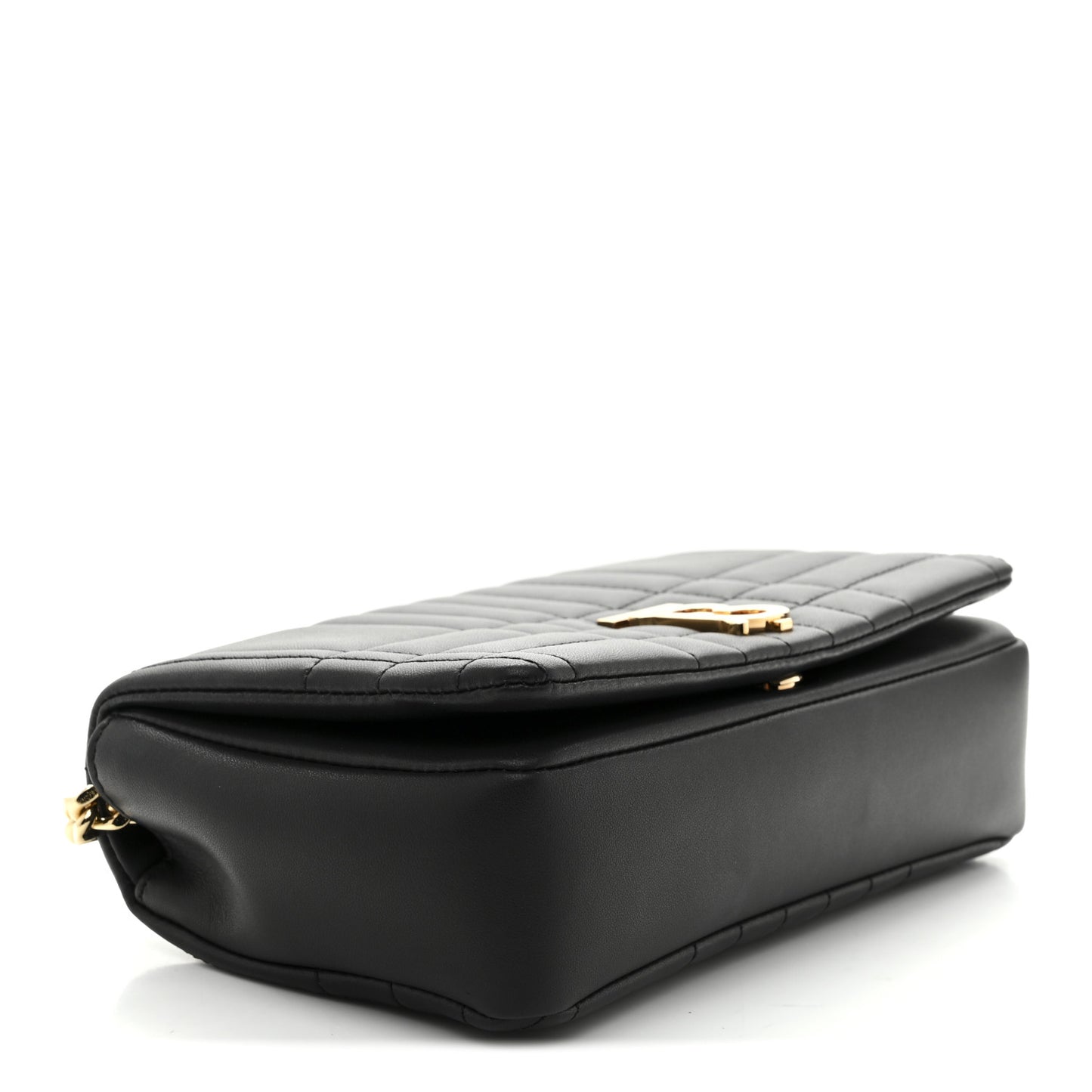 Lambskin Quilted Small Lola Bag Black