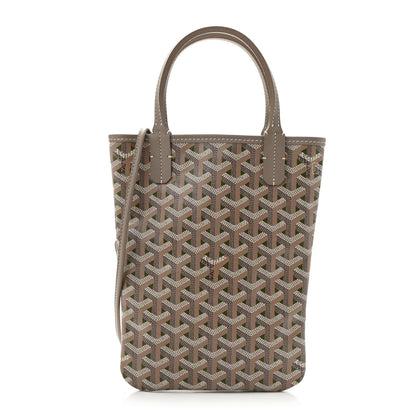 Goyard Goyardine Poitiers Tote Grege Khaki 1 of 12