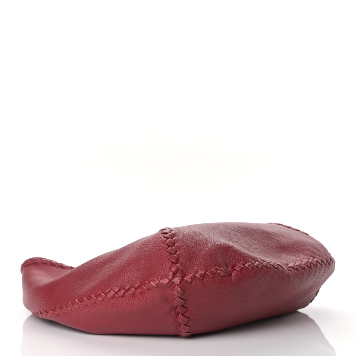 Cervo Deerskin Large Hobo Scarlet