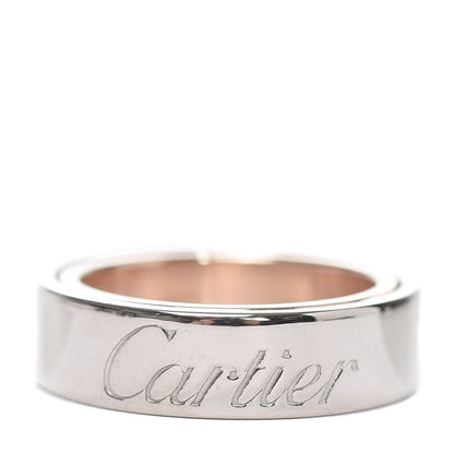 Cartier 18K White Pink Gold 5.5mm Astro LOVE Ring 47 4 4 of 8