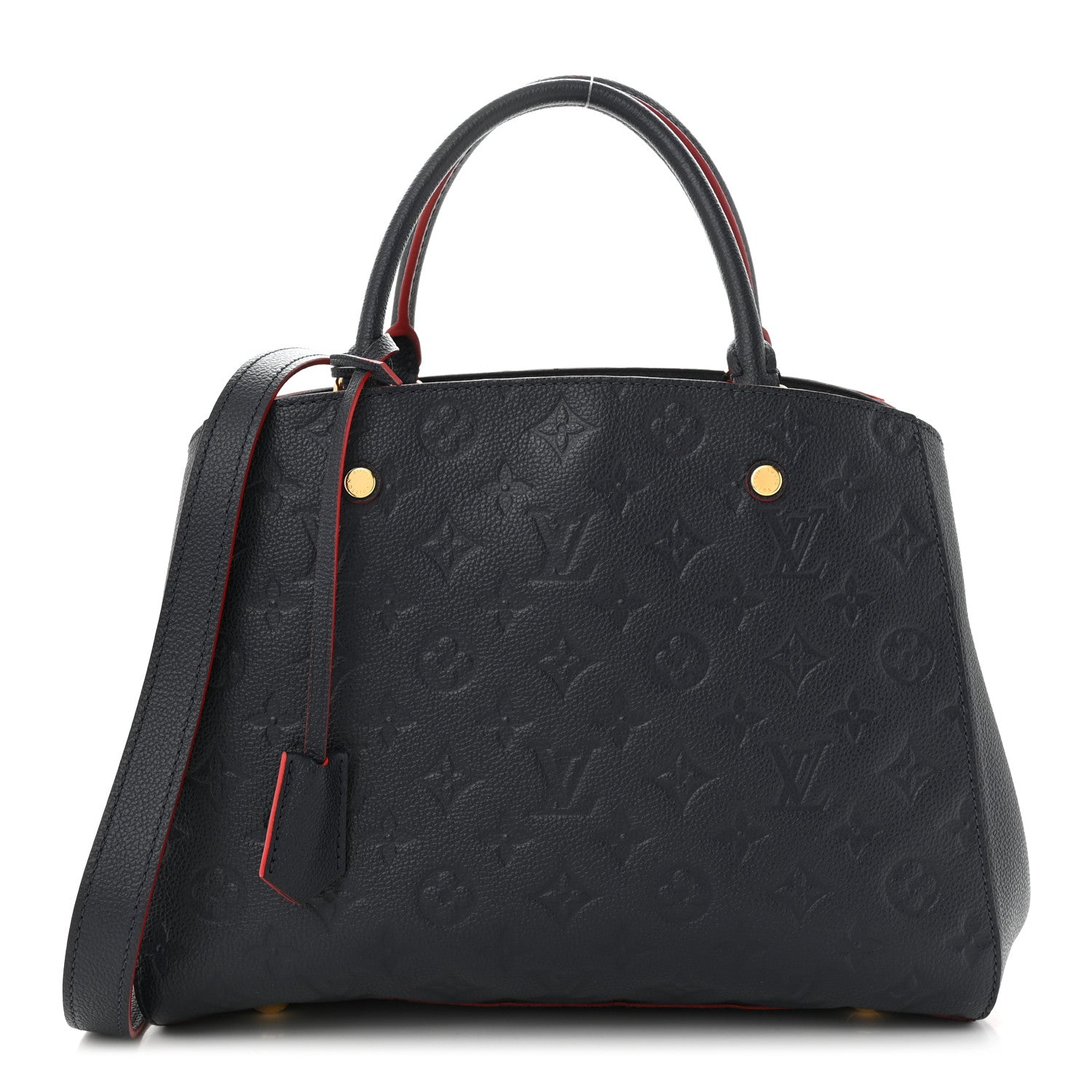 Louis Vuitton Empreinte Montaigne MM Marine Rouge 1 of 11