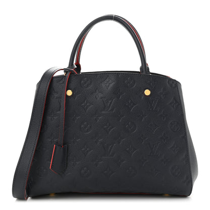 Louis Vuitton Empreinte Montaigne MM Marine Rouge 1 of 11