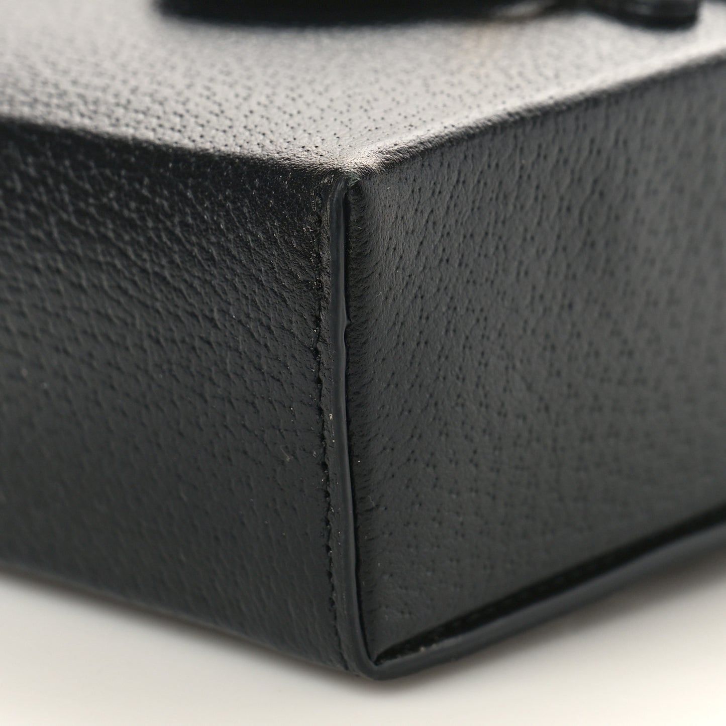 Dollar Calfskin Vertical Horsebit 1955 Crossbody Bag Black