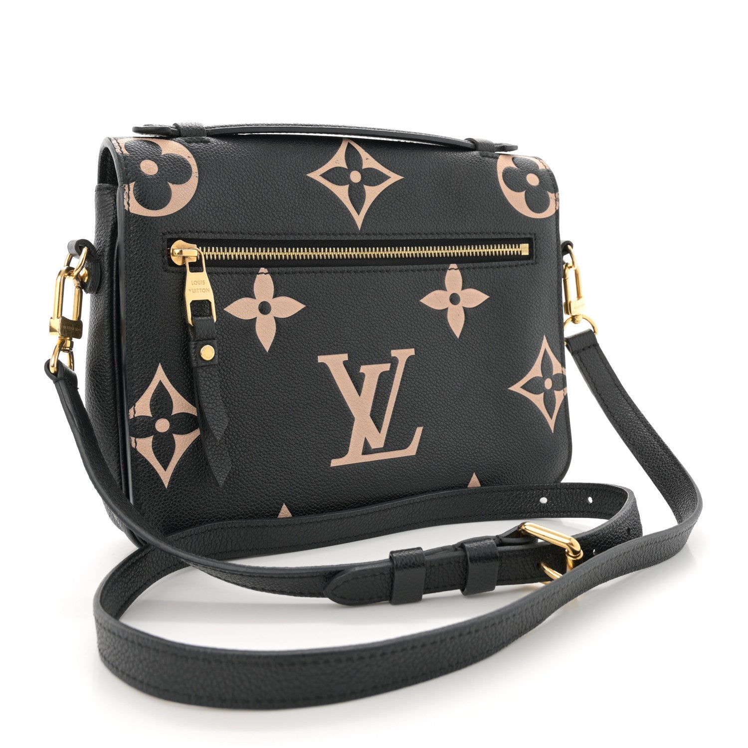Louis Vuitton Empreinte Monogram Giant Pochette Metis Black Beige 3 of 15