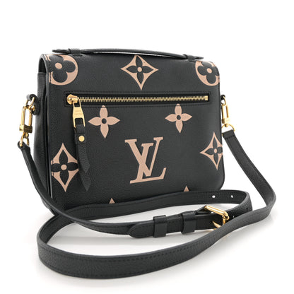 Louis Vuitton Empreinte Monogram Giant Pochette Metis Black Beige 3 of 15