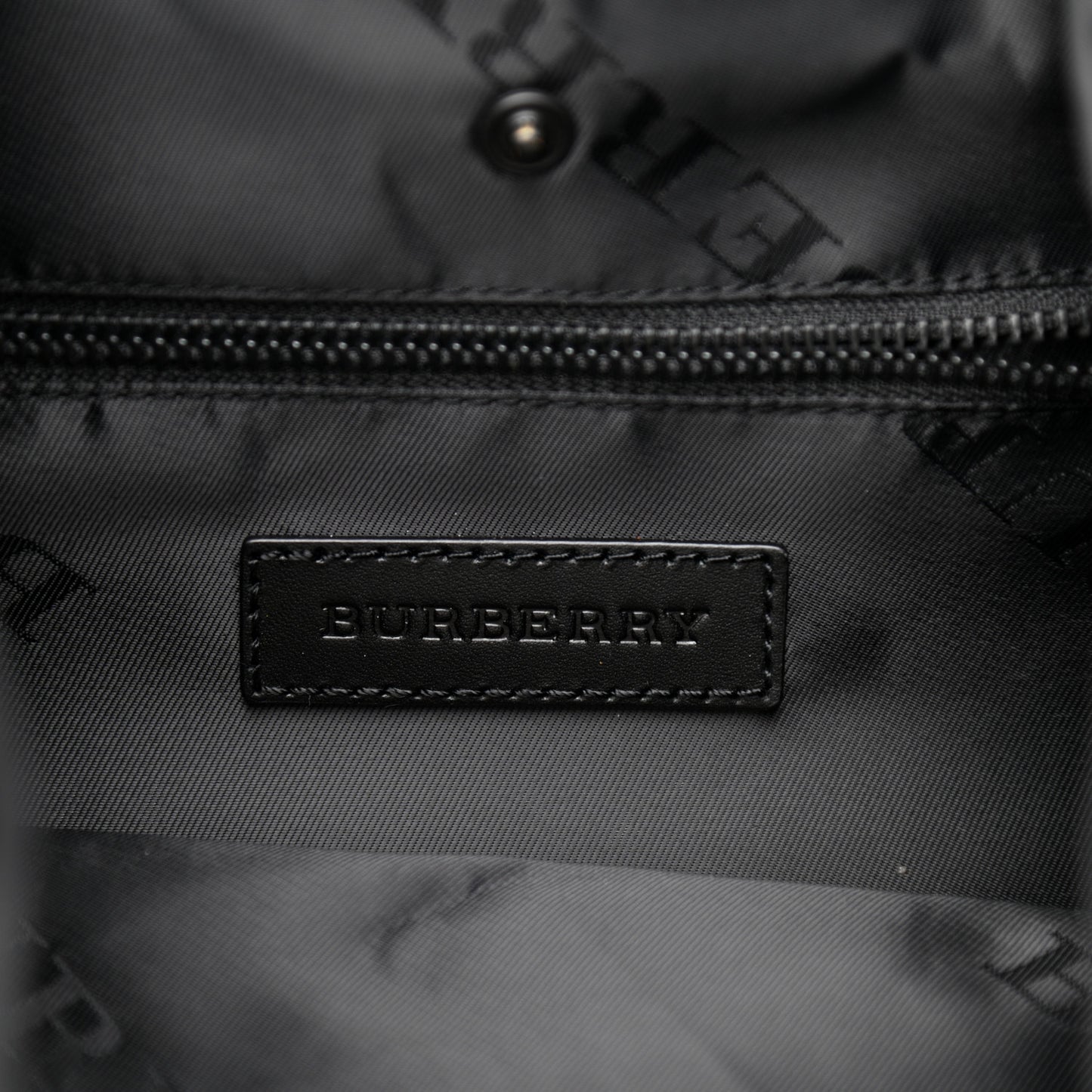 Technical Nylon Large Rucksack Backpack Black