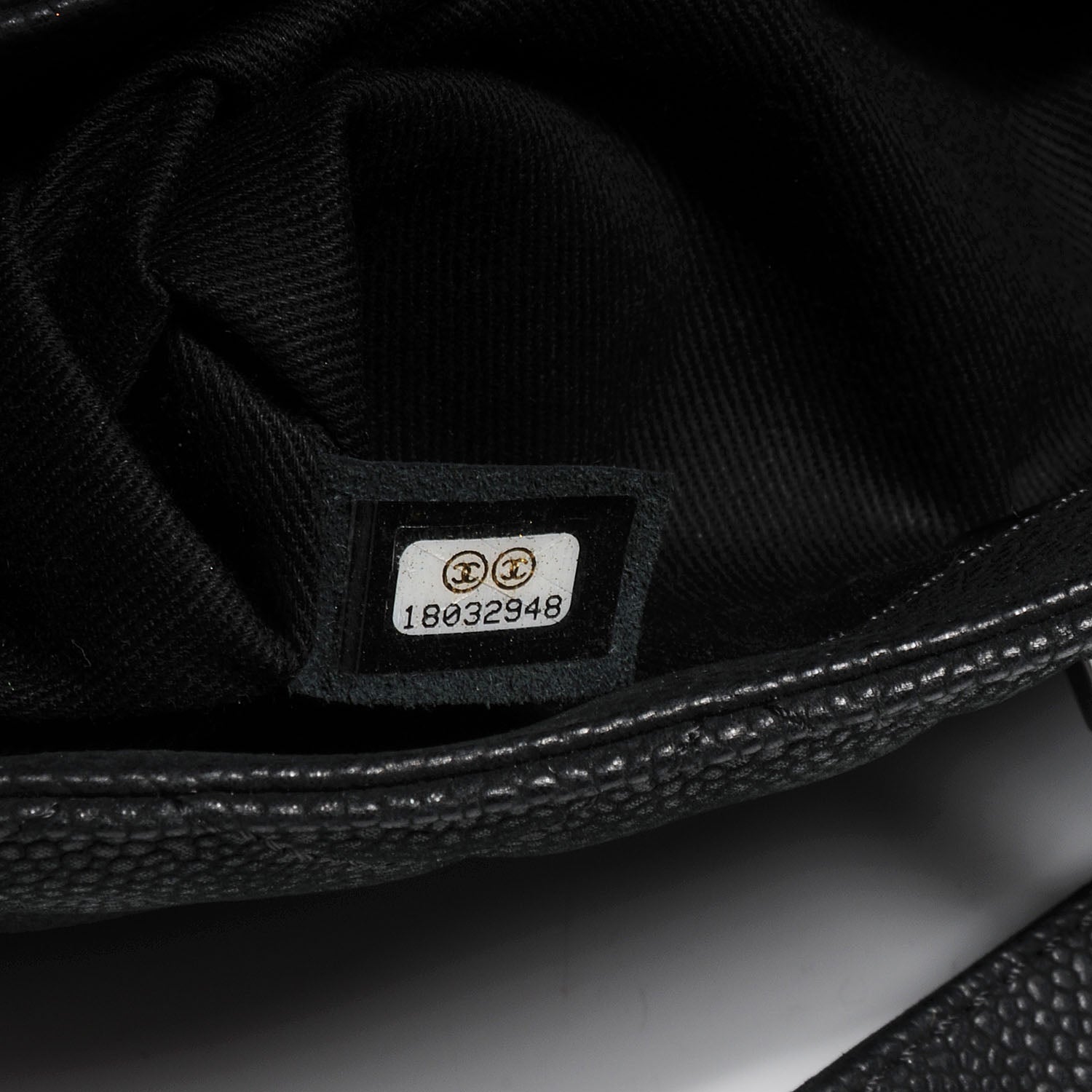 Chanel Iridescent Caviar Small Lady Pearly Flap Black 8 of 8