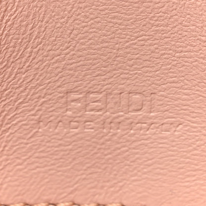 Fendi Canvas Vitello King FF Multicolor Embroidered Nano Baguette Charm Rosa Quarzo Bloody Mary Multicolor 6 of 10