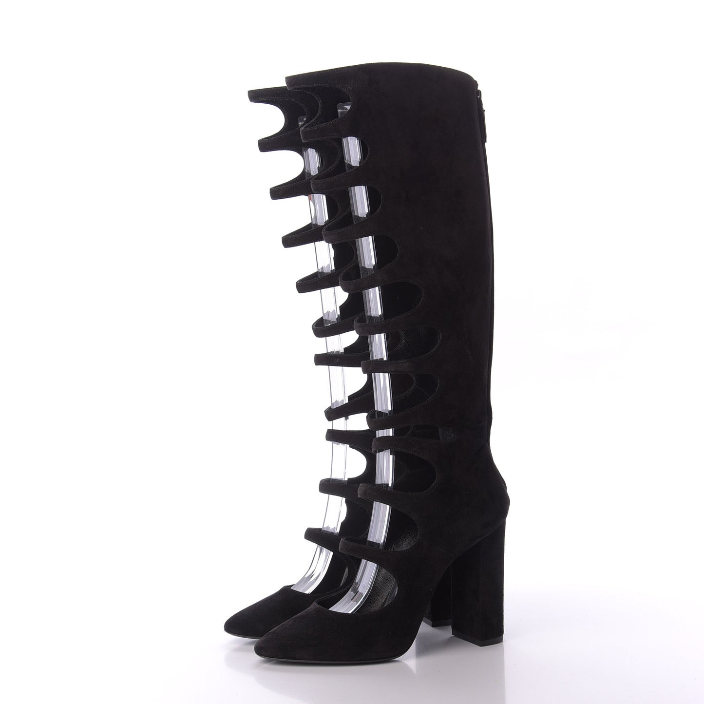 Suede Cut Out Joplin Over The Knee Boots 39.5 Black