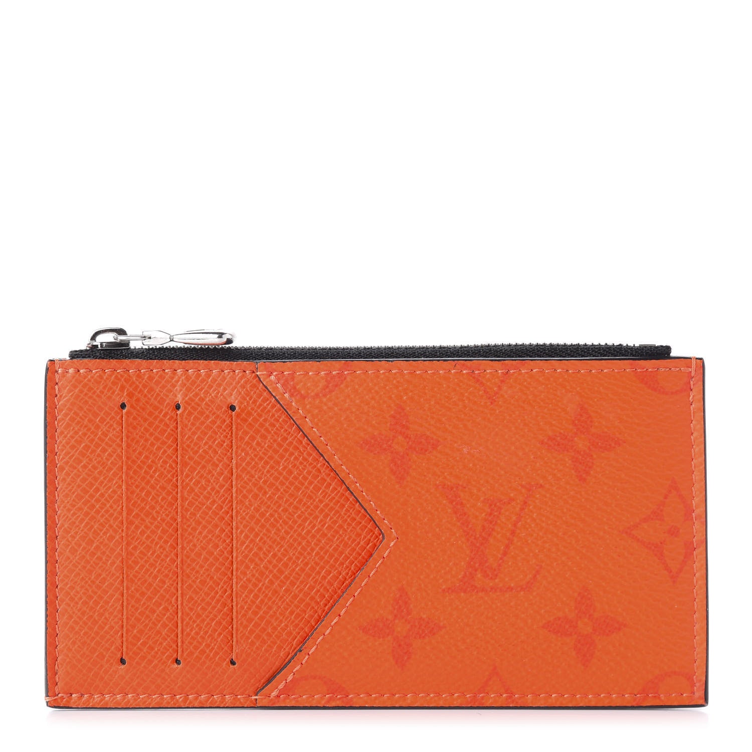 Louis Vuitton Taigarama Coin Card Holder Orange 1 of 7