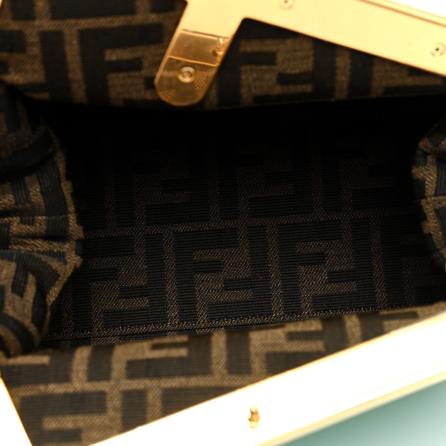 Fendi Shiny Nappa Small Fendi First Spring Turquoise 5 of 11