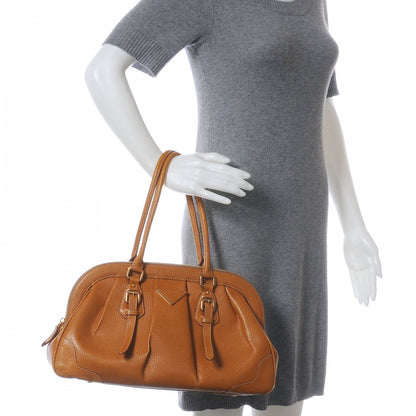 Prada Leather Frame Tote Deserto 2 of 10