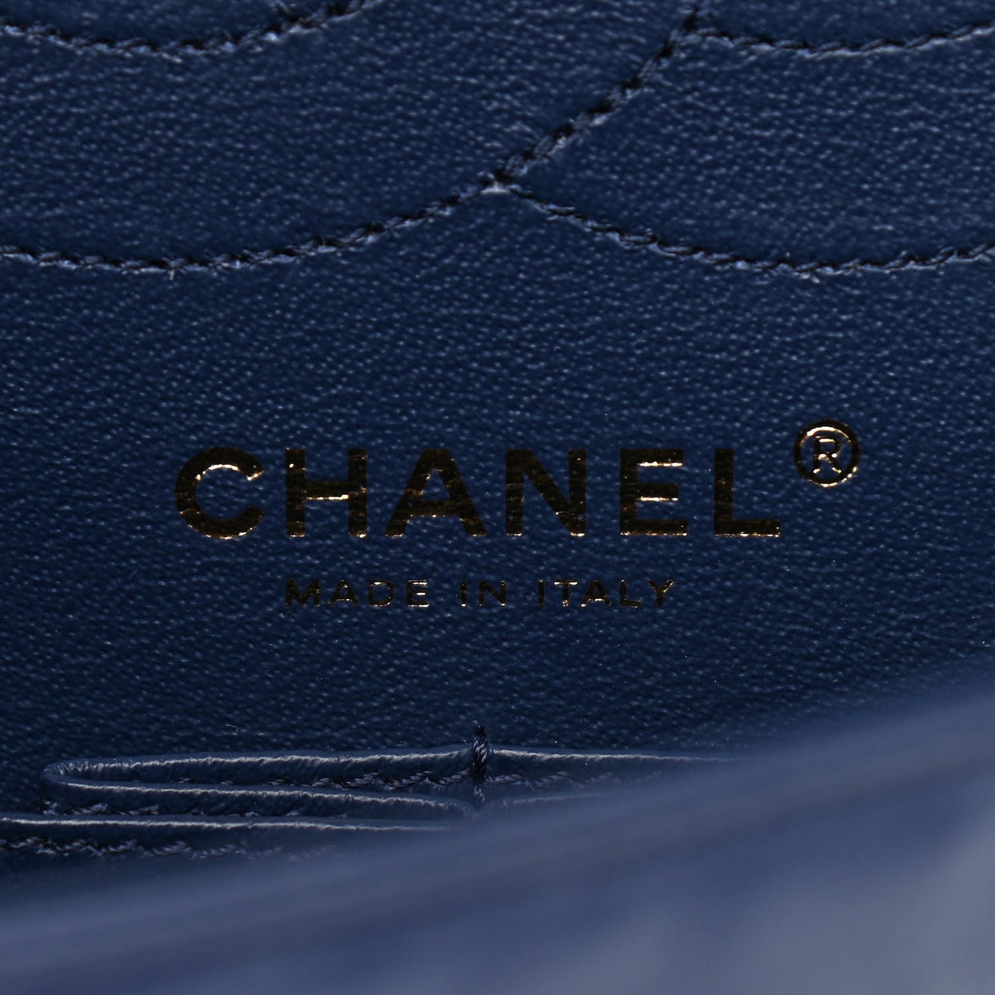 Aged Calfskin Quilted 2.55 Reissue 225 Flap Navy