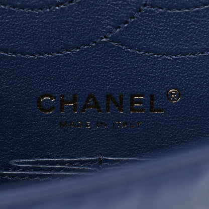 Chanel Aged Calfskin Quilted 2.55 Reissue 225 Flap Navy 6 of 13