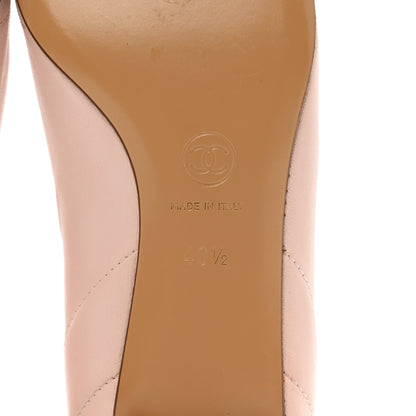 Chanel Lambskin Pointed Toe CC Ballet Flats 40.5 Pink 6 of 8