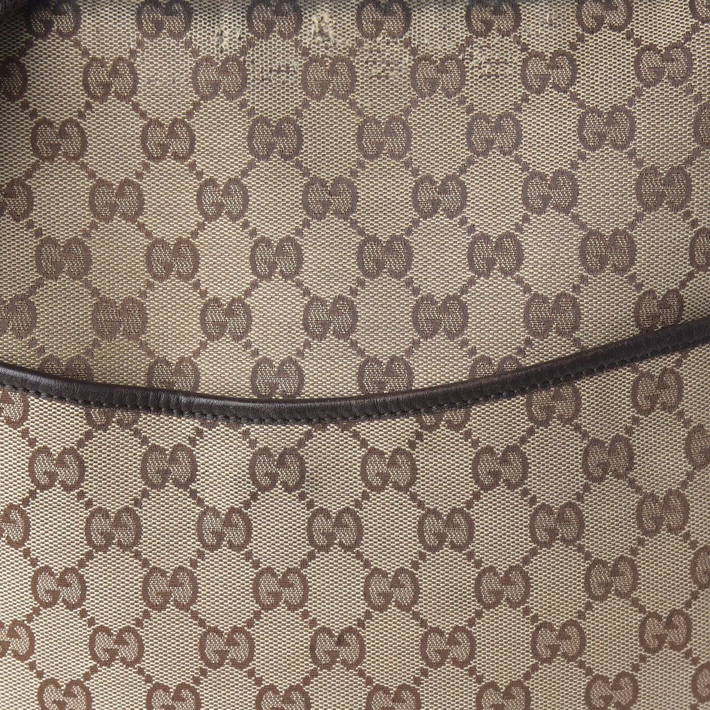 Monogram Calfskin Perforated Medium Flat Messenger Bag Dark Brown