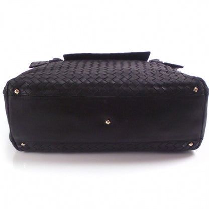 Bottega Veneta Leather Woven Flap Tote 4 of 11