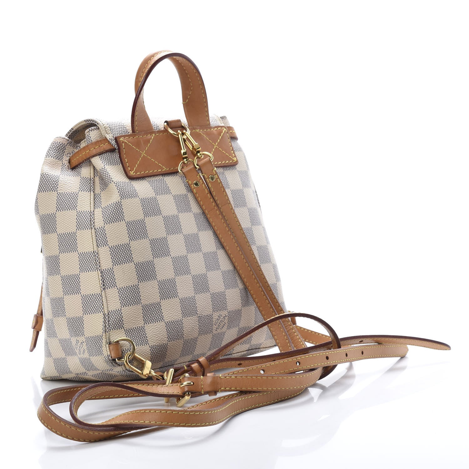Louis Vuitton Damier Azur Sperone BB Backpack 2 of 16