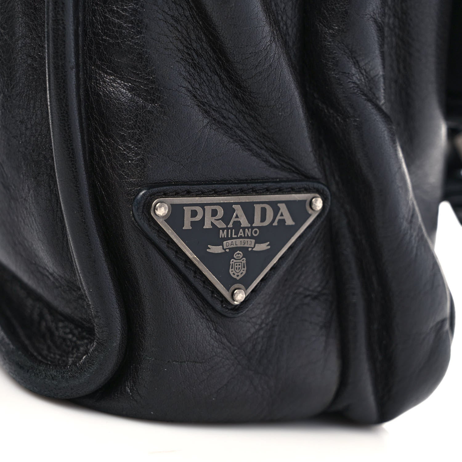 Prada Soft Calf Saffiano Travel Messenger Bag Black 9 of 9