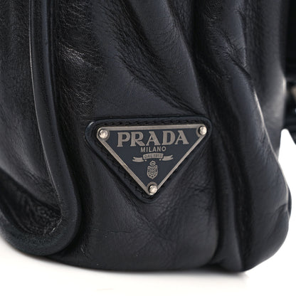 Prada Soft Calf Saffiano Travel Messenger Bag Black 9 of 9