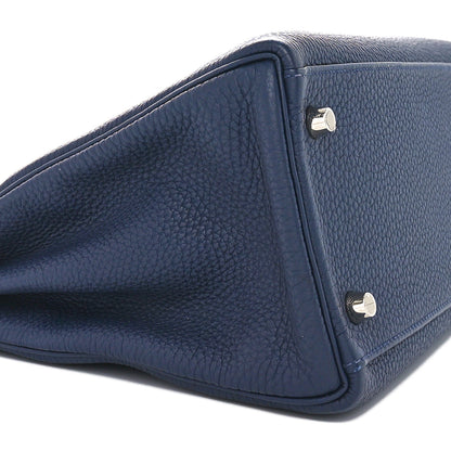 Hermes Togo Kelly Retourne 28 Bleu Nuit 9 of 10