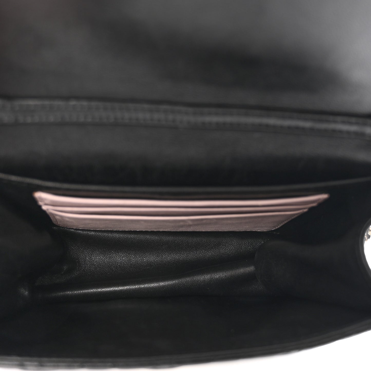 Lambskin Cannage Mini Miss Dior Flap Black