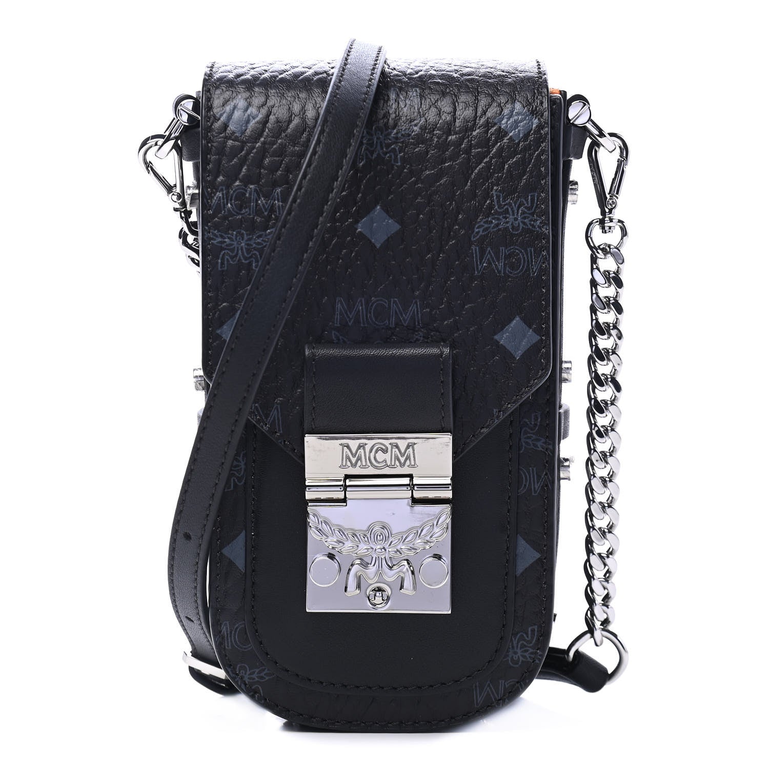 MCM Visetos Crossbody Pouch Black 1 of 4