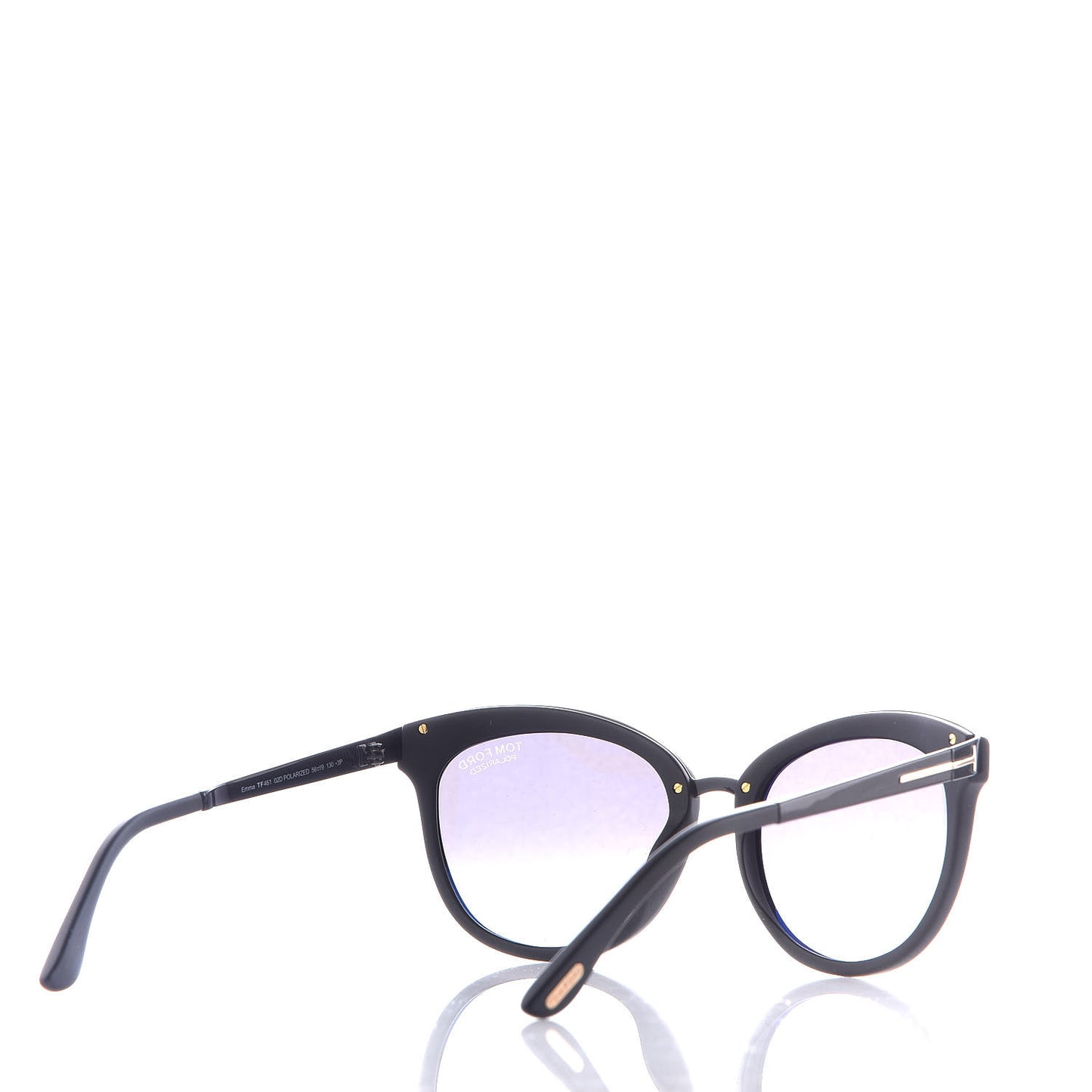 Emma Cat Eye Polarized Sunglasses TF461 Black