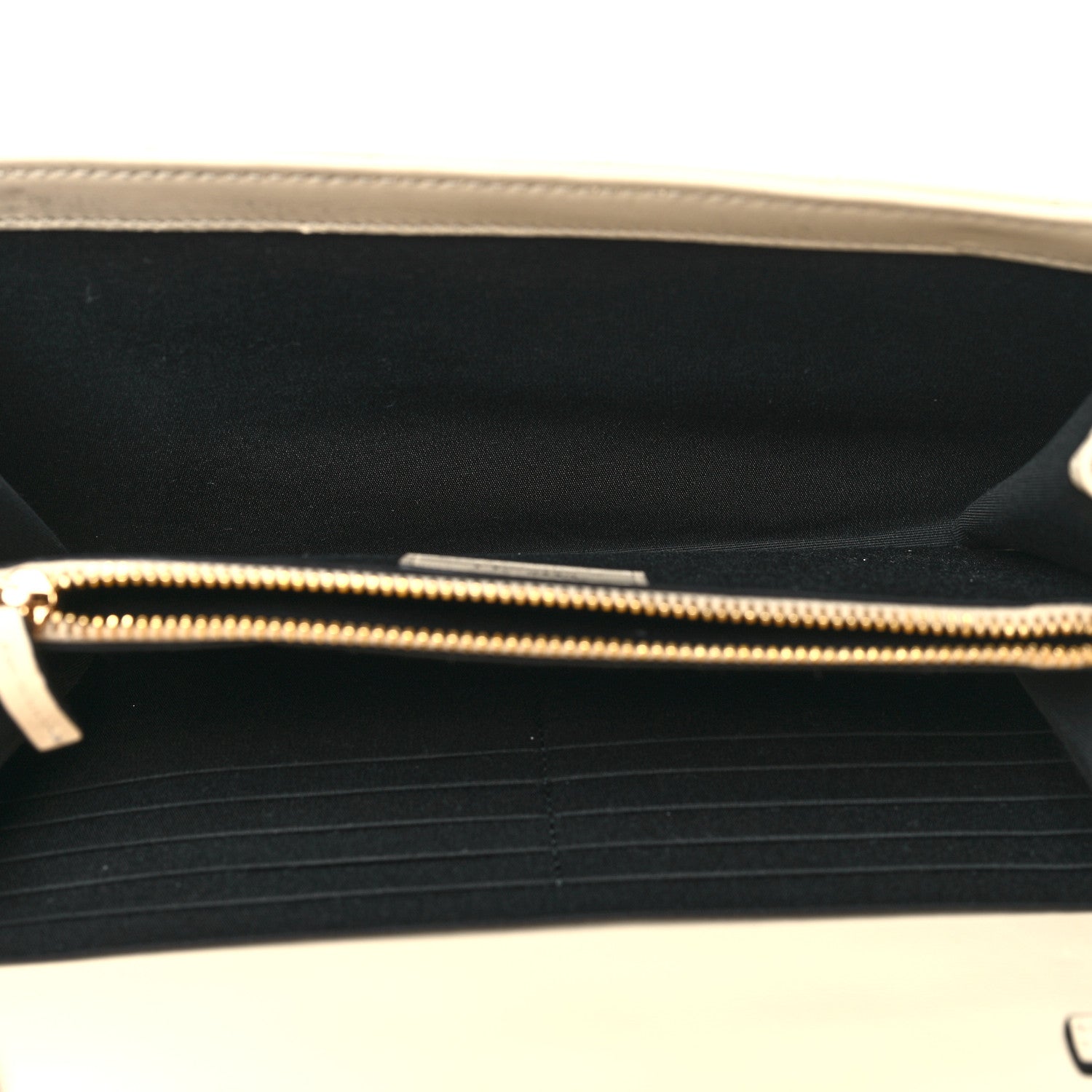 Versace Lambskin Quilted Medusa Wallet on Chain Crossbody Beige 5 of 9