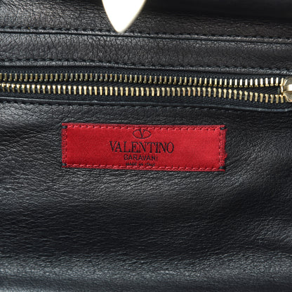 Valentino Garavani Vitello Small Rockstud Tote Black 7 of 16