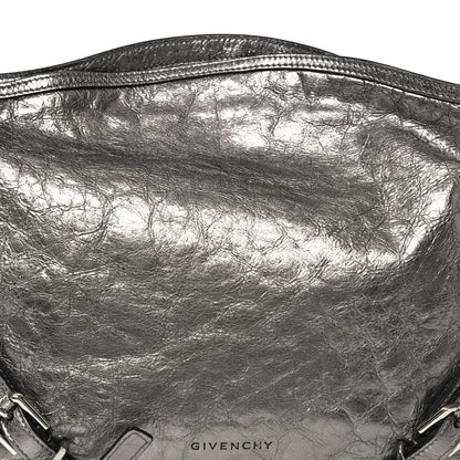 Givenchy Metallic Calfskin Medium Voyou Bag Silver 8 of 10