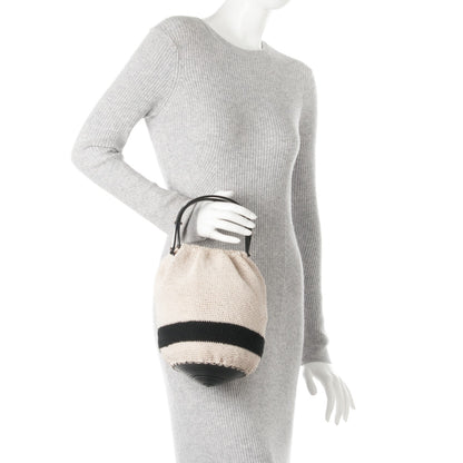 Chanel Crochet Knitting Bag Beige 2 of 7