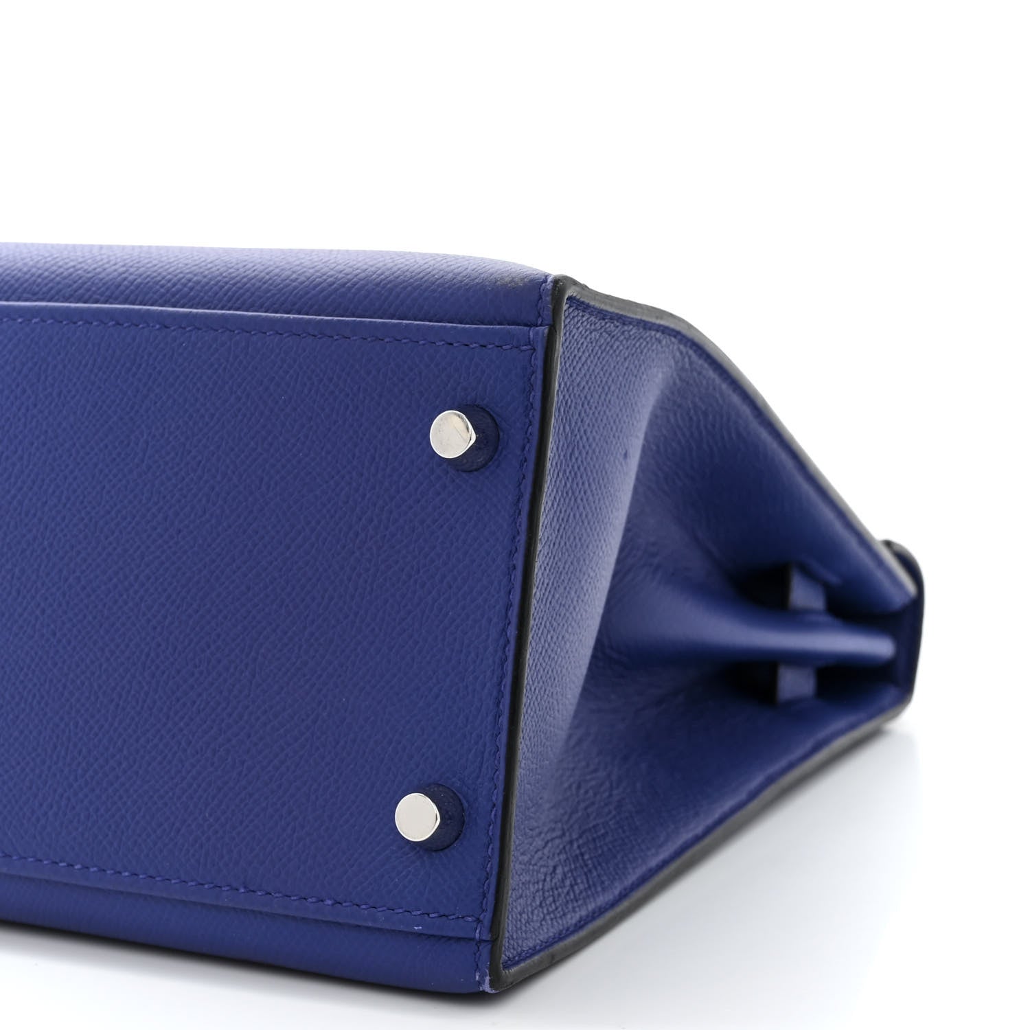 Hermes Epsom Kelly Sellier 32 Bleu Electrique 10 of 11