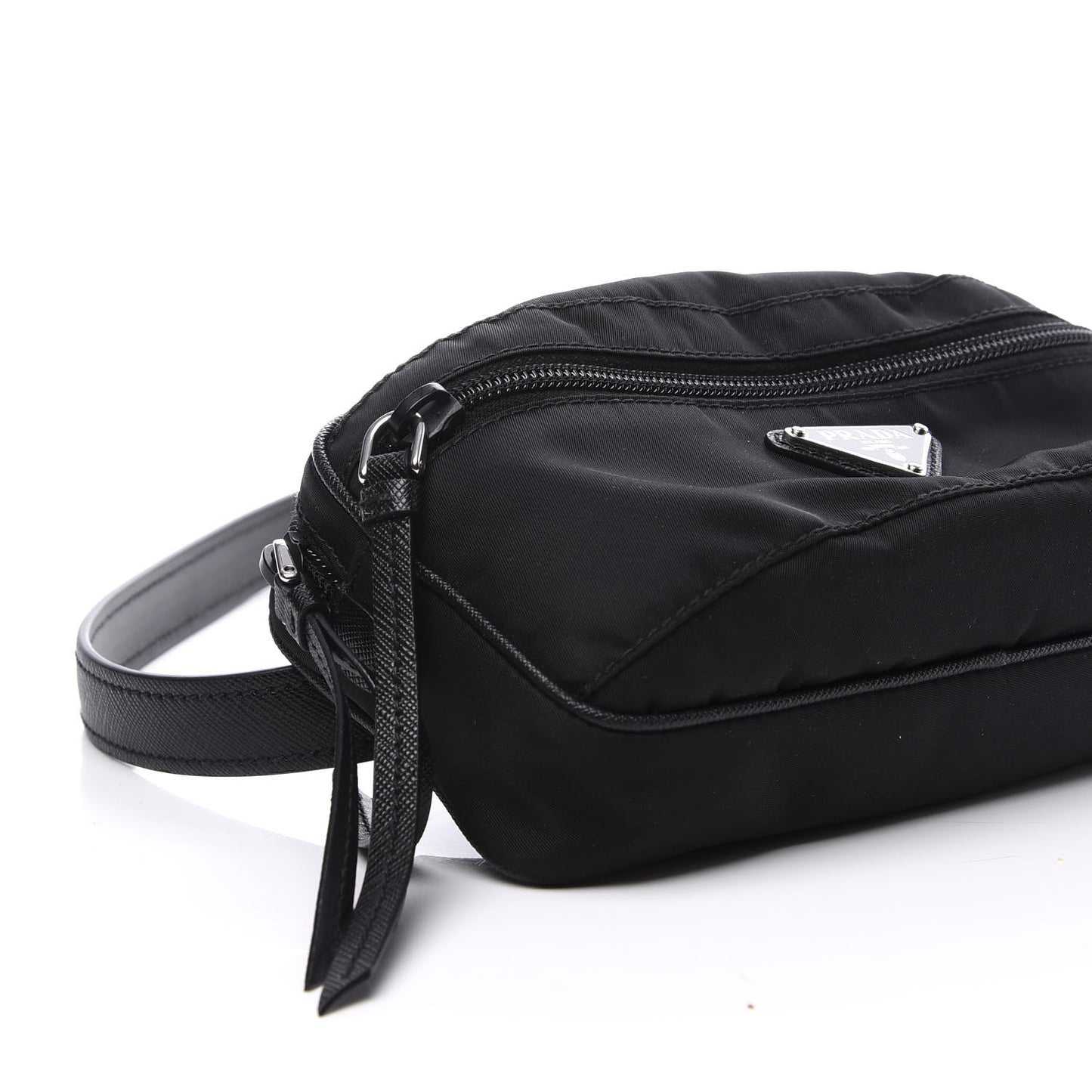 Tessuto Nylon Saffiano Belt Bag Blue