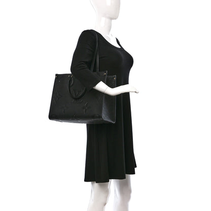 Louis Vuitton Empreinte Monogram Giant Onthego MM Black 2 of 8